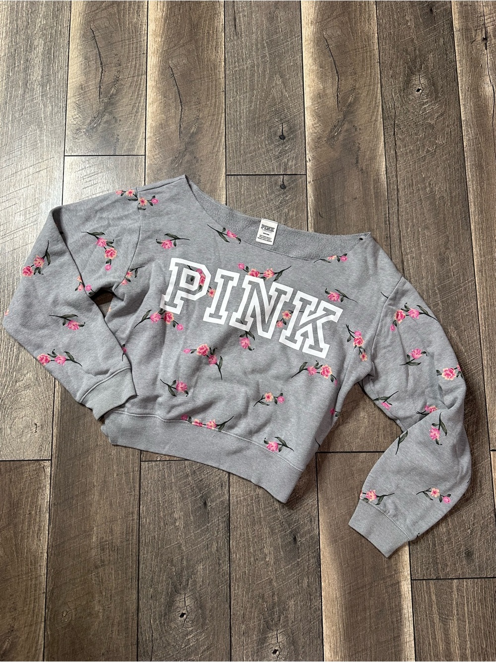 PINK Victoria’s Secret Off Shoulder Pullover